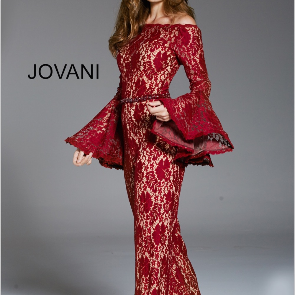 FUCHSIA NWT #57203 Jovani Jumpsuit!